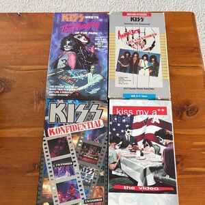 Kiss Dynamic VHS Set - Multicolor Collection